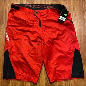 Troy Lee Designs TLD Ruckus Short Cycling MTB Ripstop Deep Red Mens L 12" NWT